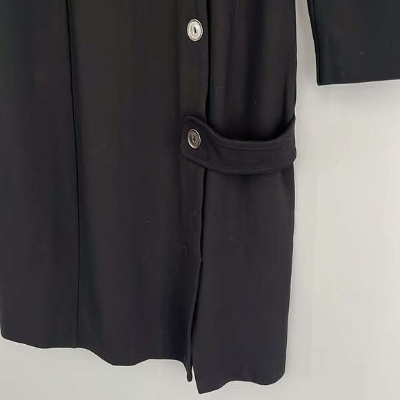 Norm Black side button Dress size 38 large - Picture 4 of 7